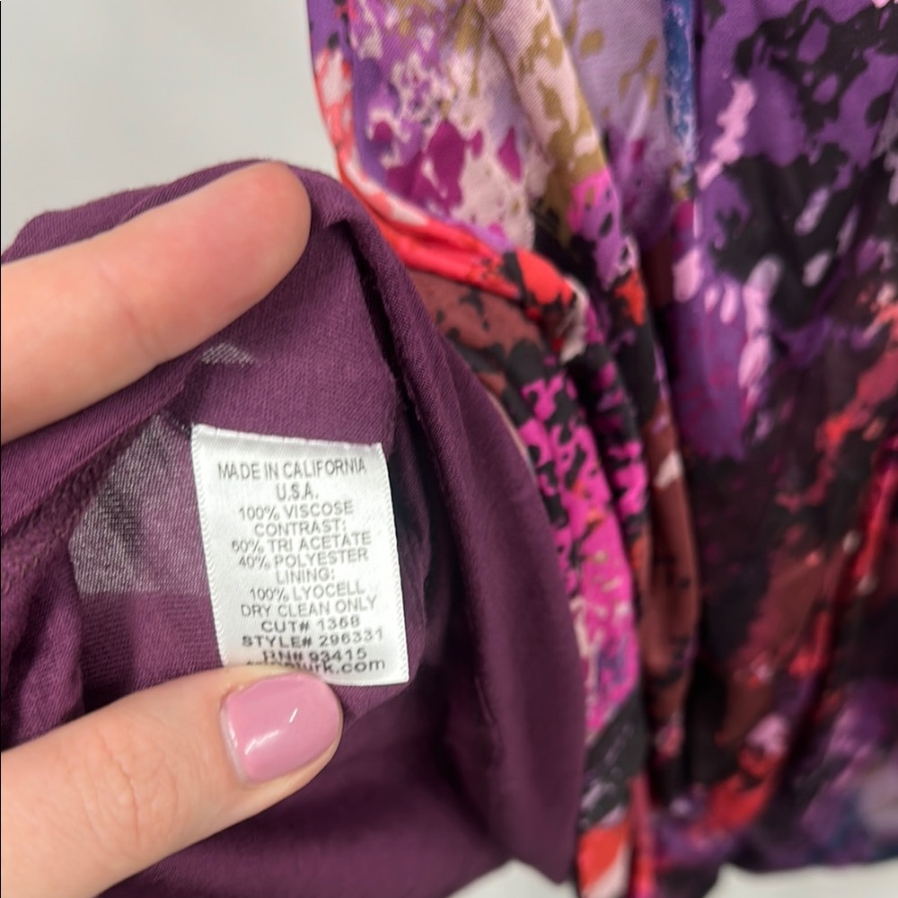 Trina Turk Elegant Multicolor halter pink Dress 4 - Picture 7 of 7